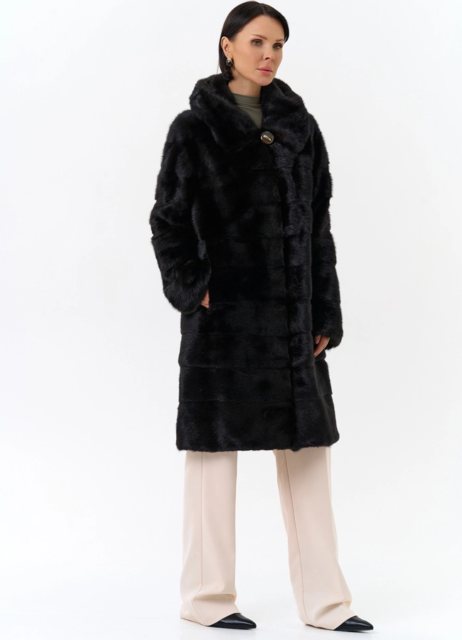 Шуба из норки модель № 29537 универмаг малина