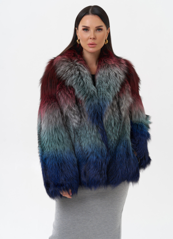 Куртка из чернобурой лисы 