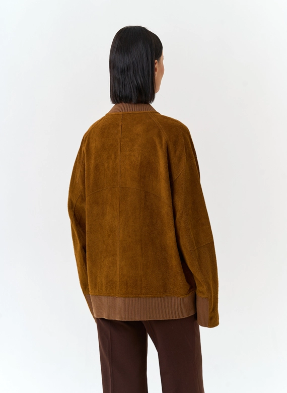 Женская куртка из натуральной замши