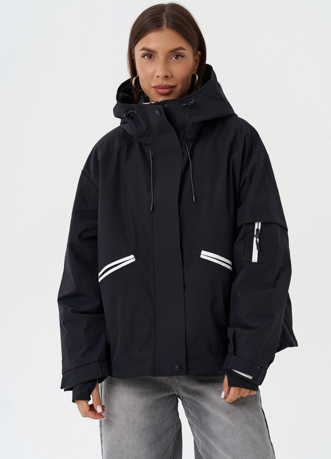 фото Двойная куртка с капюшоном модель № 28815