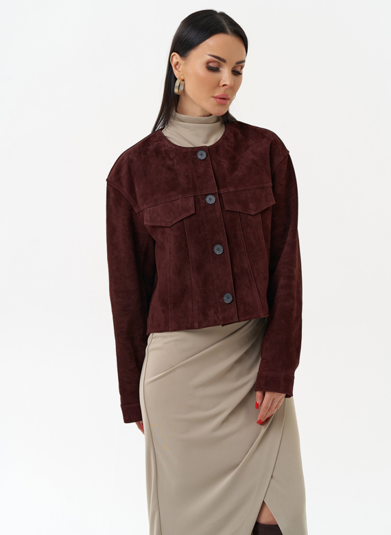 Куртка из натуральной замши 