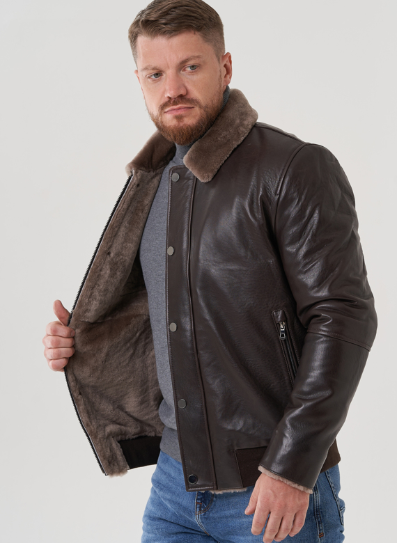 Мужская дубленка 