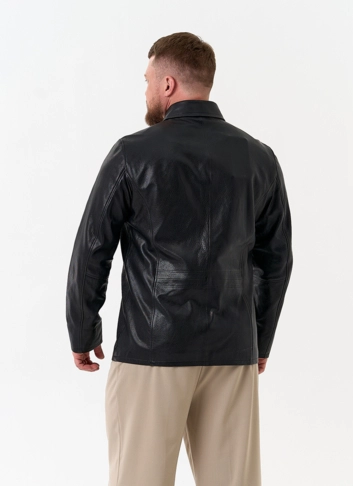 Мужская куртка из натуральной кожи фото